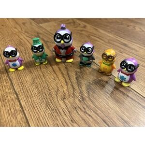 Ryan's World Bonkers Toy Peck Purple Green Penguin 3" figure Lot Figurine Toy